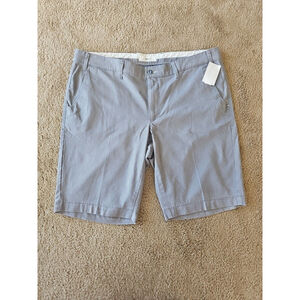 BRAX Mens Belleville Bermuda Shorts Diamond Weave Heather Blue 40